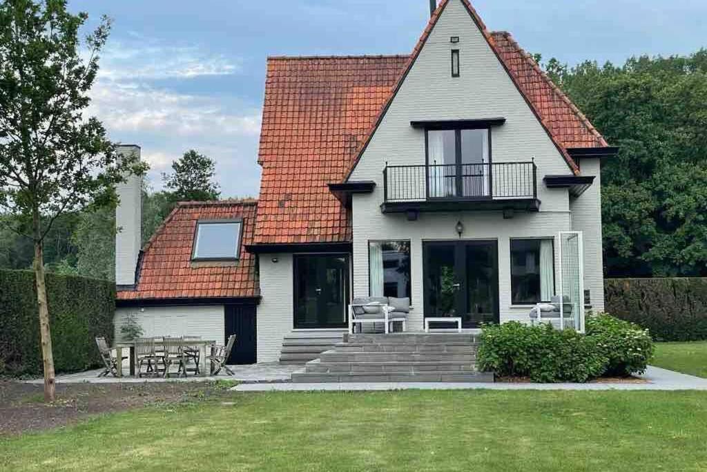 Charmante Villa Aan De Leie Sint-Martens-Latem Kültér fotó